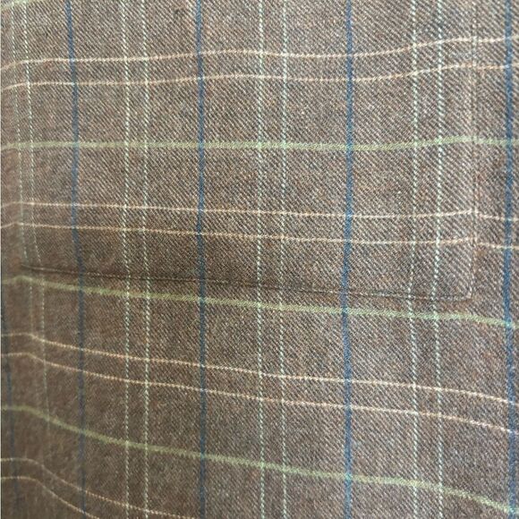 Puntodue Brown Plaid Shirt - Picture 4 of 6